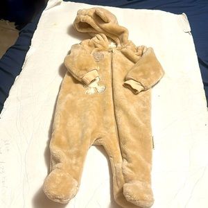 Bombonici boy tan winter jumpsuit sz 56=0-3M